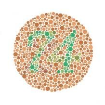 Colour-blindness test